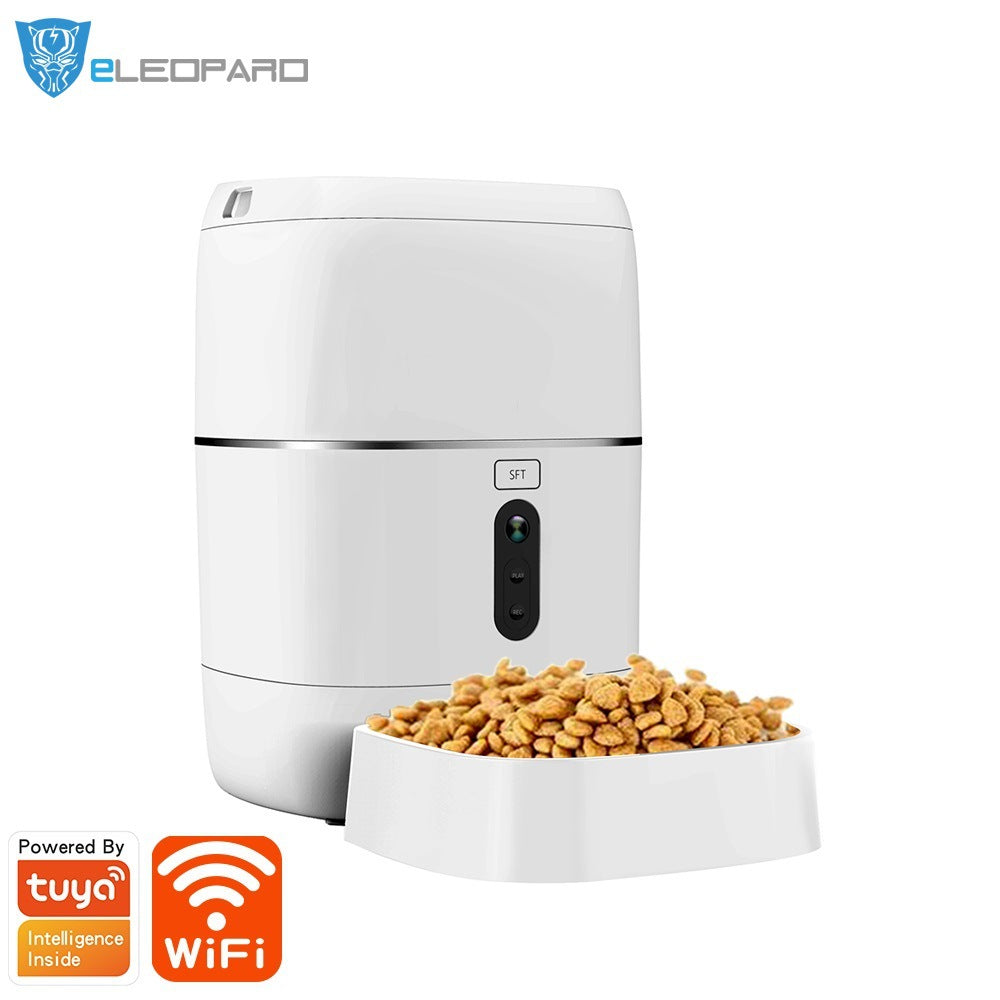 Smart Feeder 3L, Wi-Fi, Food Dispenser, App Automatic Feeding, Manual Feeding, Schedule Feeding, Check Feeding Status, Voice Recorder, for Big or Small Pets