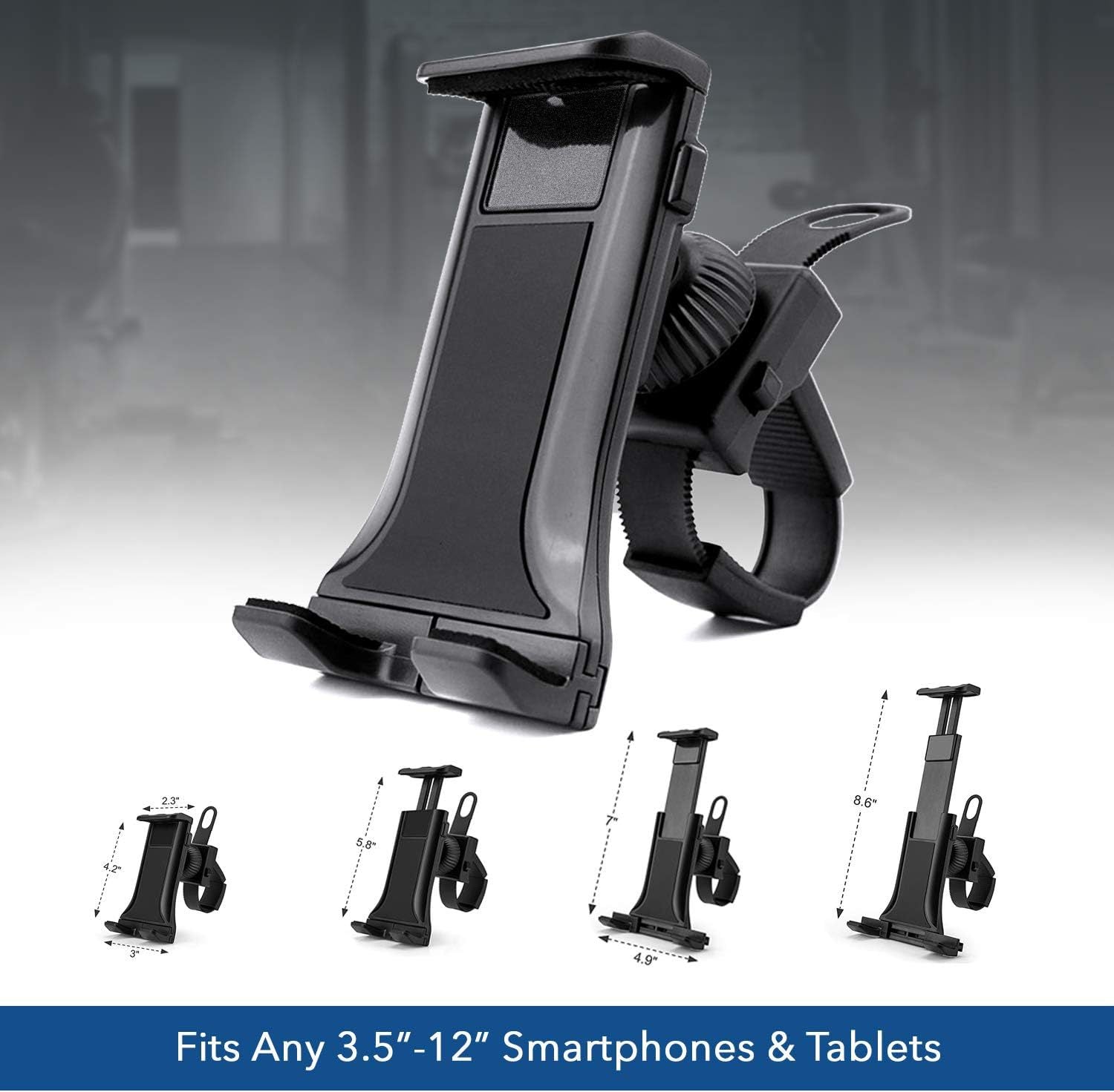 ablet Holder, Mobile Phone Holder, Bike Can Be Rotated 360 ° For Home Trainer / Cross Trainer / Bike / Gps Navigation Gym, Stand For Tablet