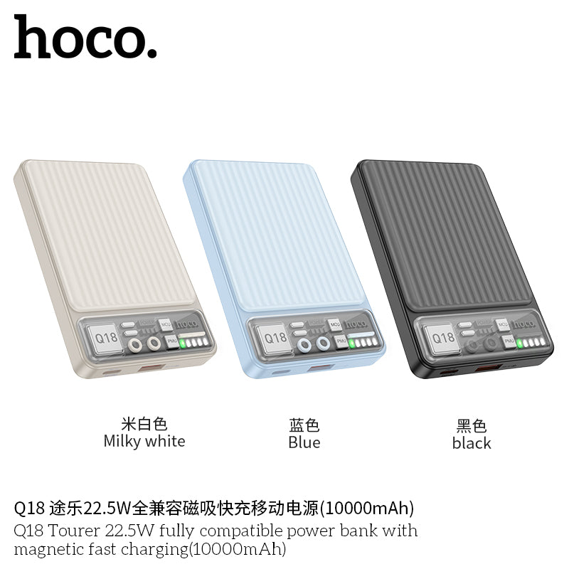 HD_SYNC:Q18 Tourer 22.5W fully compatible power bank with magnetic fast charging(10000mAh)
