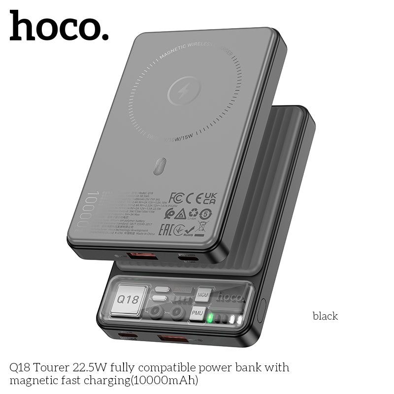 HD_SYNC:Q18 Tourer 22.5W fully compatible power bank with magnetic fast charging(10000mAh)