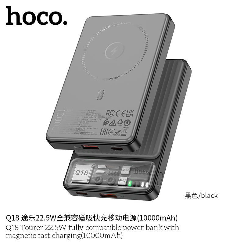HD_SYNC:Q18 Tourer 22.5W fully compatible power bank with magnetic fast charging(10000mAh)