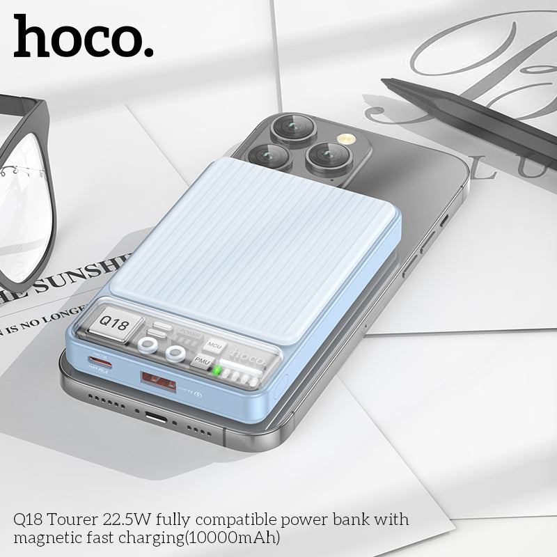 HD_SYNC:Q18 Tourer 22.5W fully compatible power bank with magnetic fast charging(10000mAh)