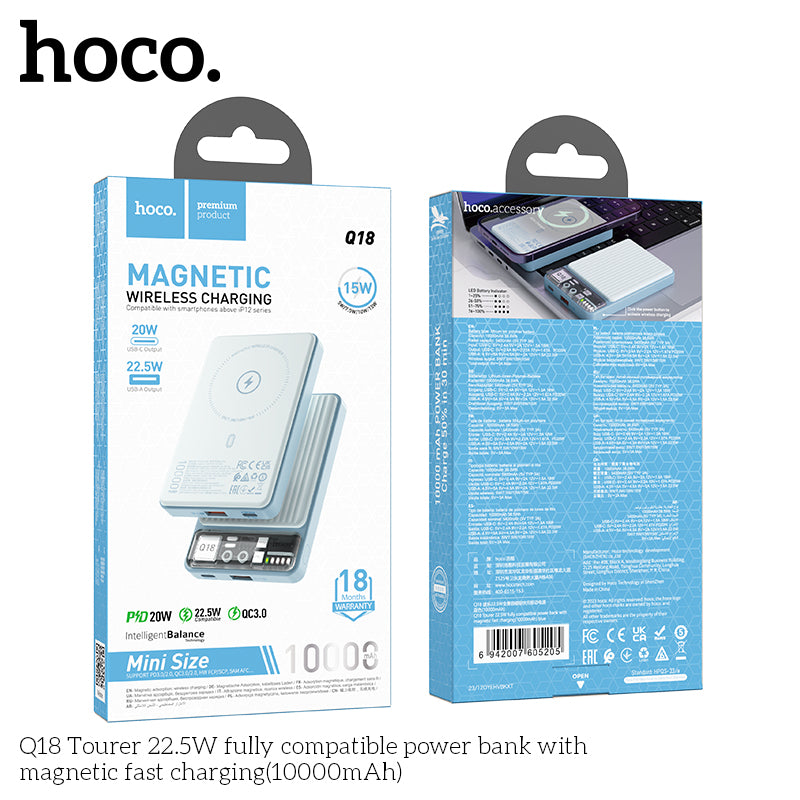 HD_SYNC:Q18 Tourer 22.5W fully compatible power bank with magnetic fast charging(10000mAh)(UN)