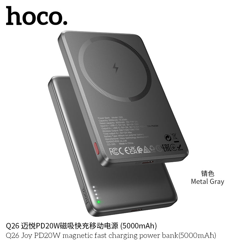 HD_SYNC:Q26 Joy PD20W magnetic fast charging power bank(5000mAh)