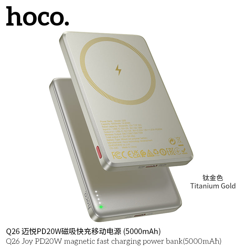 HD_SYNC:Q26 Joy PD20W magnetic fast charging power bank(5000mAh)