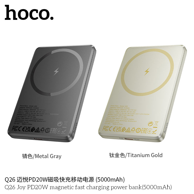 HD_SYNC:Q26 Joy PD20W magnetic fast charging power bank(5000mAh)