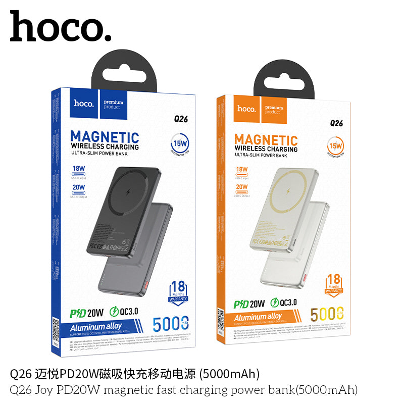 HD_SYNC:Q26 Joy PD20W magnetic fast charging power bank(5000mAh)