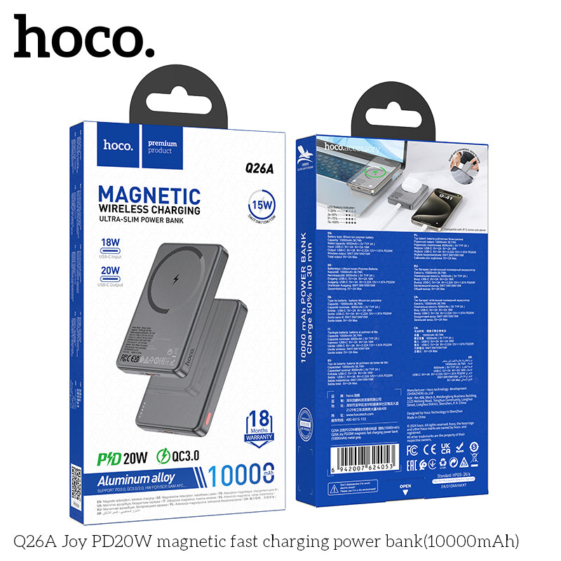 HD_SYNC:Q26A Joy PD20W magnetic fast charging power bank(10000mAh)