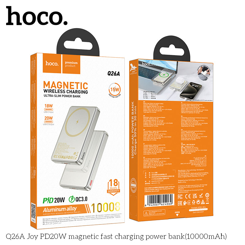 HD_SYNC:Q26A Joy PD20W magnetic fast charging power bank(10000mAh)