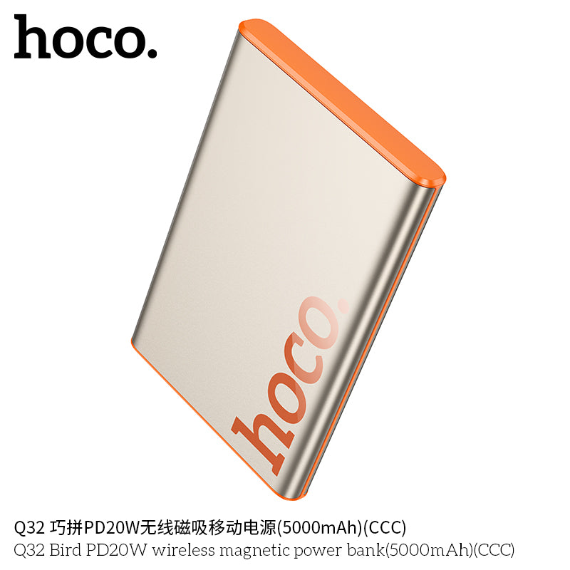 HD_SYNC:Q32 Bird PD20W wireless magnetic power bank(5000mAh)（CCC)