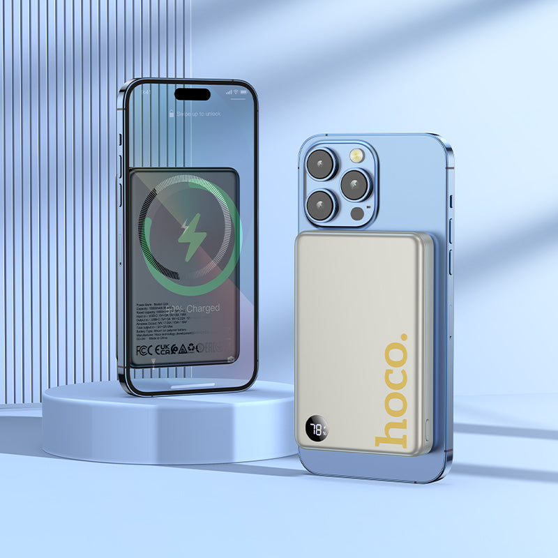 HD_SYNC:Q34 Clever PD20W magnetic fast charging power bank with digital display(10000mAh)(UN)