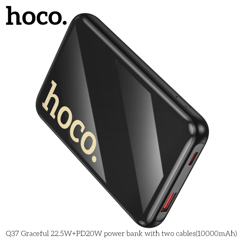HD_SYNC:Q37 Graceful 22.5W+PD20W power bank with two cables(10000mAh)(UN)