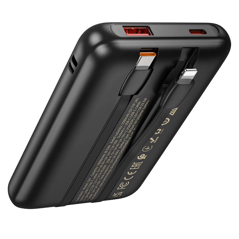 HD_SYNC:Q37 Graceful 22.5W+PD20W power bank with two cables(10000mAh)(UN)