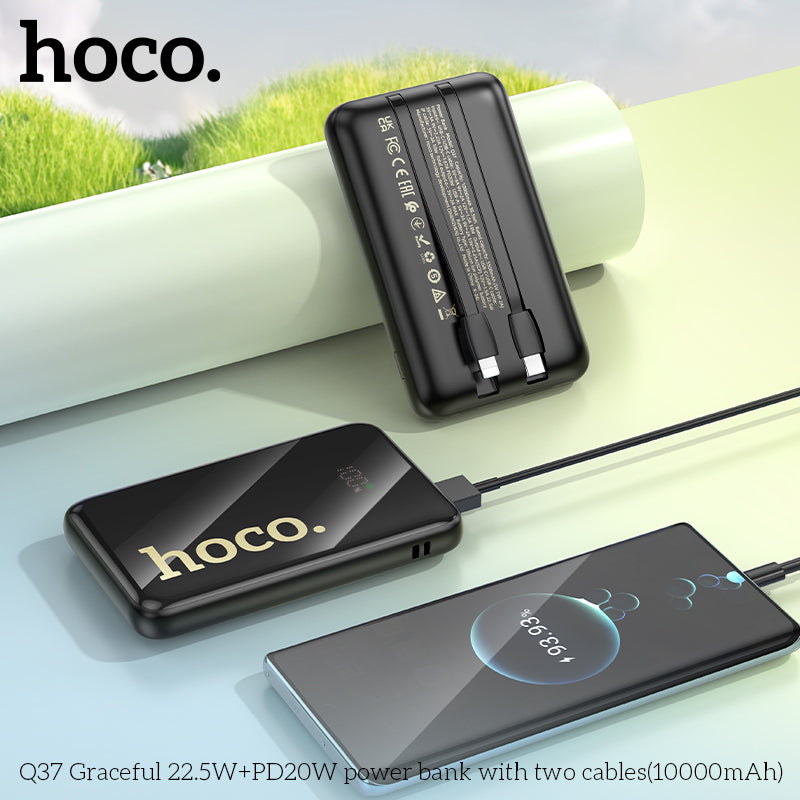 HD_SYNC:Q37 Graceful 22.5W+PD20W power bank with two cables(10000mAh)(UN)