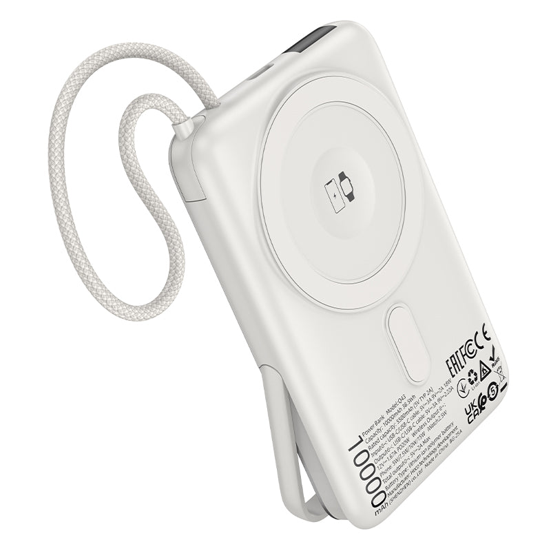 HD_SYNC:Q43 Clever dual PD20W power bank with cable+watch charger+holder(10000mAh)(UN)