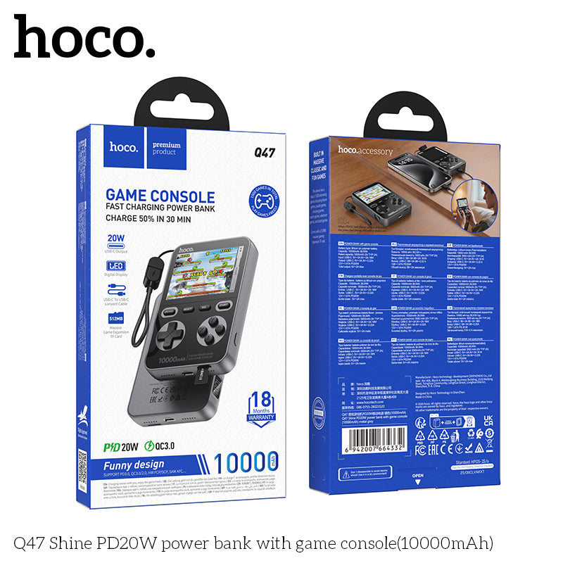 HD_SYNC:Q47 Shine PD20W power bank with game console(10000mAh)(UN)