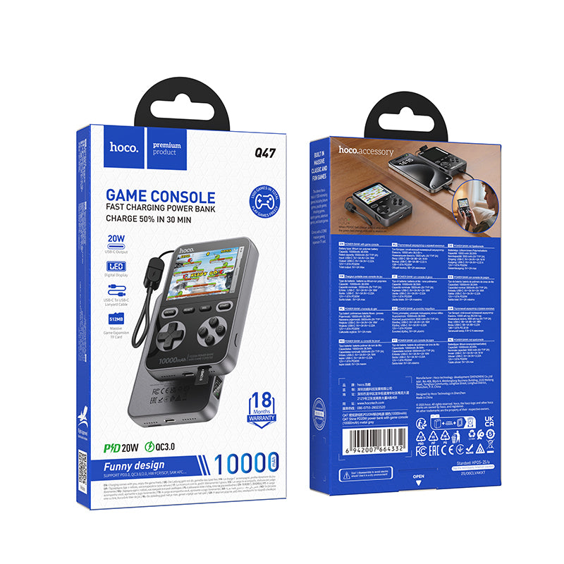 HD_SYNC:Q47 Shine PD20W power bank with game console(10000mAh)(UN)