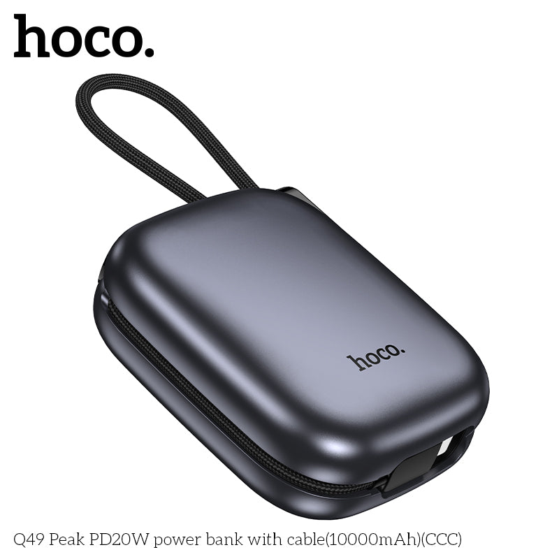 HD_SYNC:Q49 Peak PD20W power bank with cable(10000mAh)（CCC)