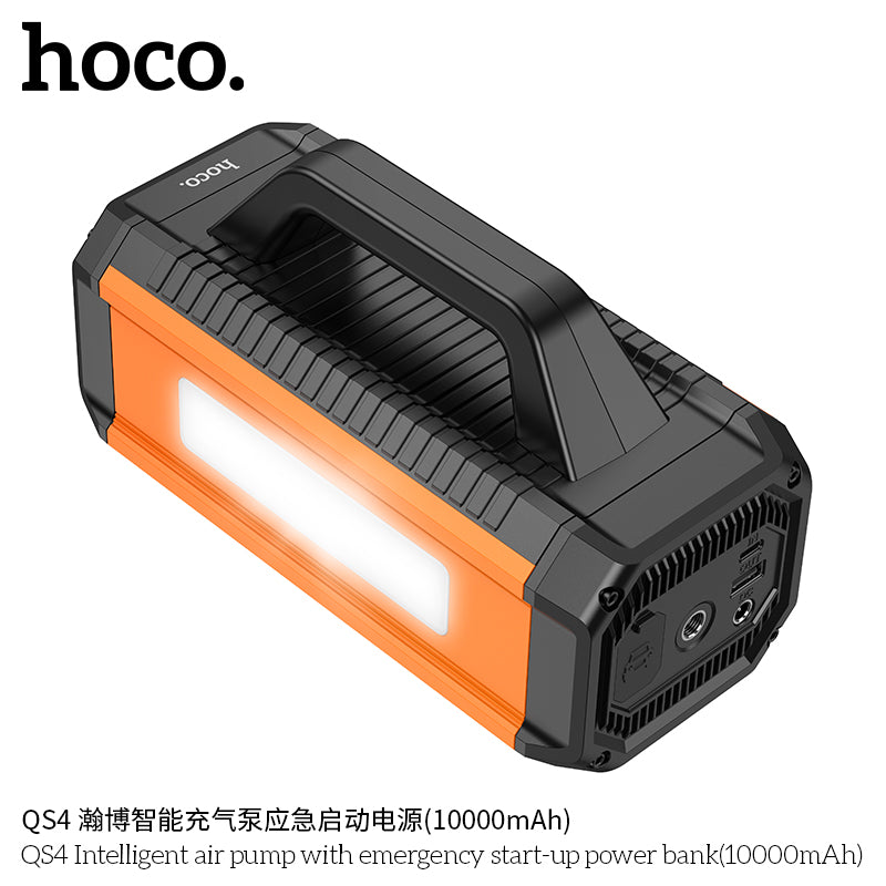 HD_SYNC:QS4 Intelligent air pump with emergency start-up power bank(10000mAh)