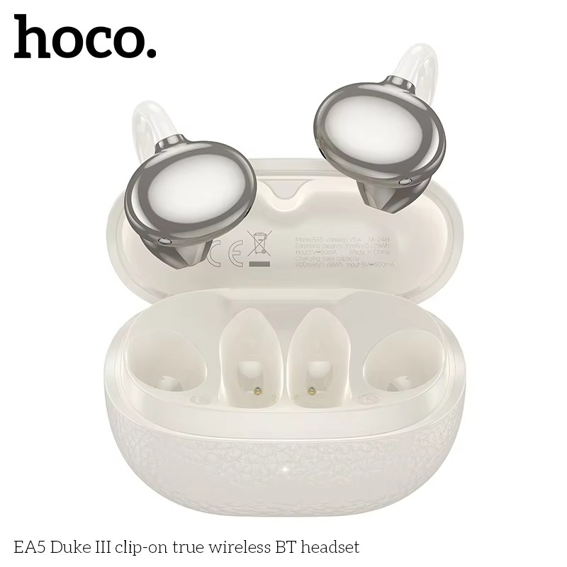 hoco EA5 Clip-on True Wireless Bluetooth Earphone (Black)