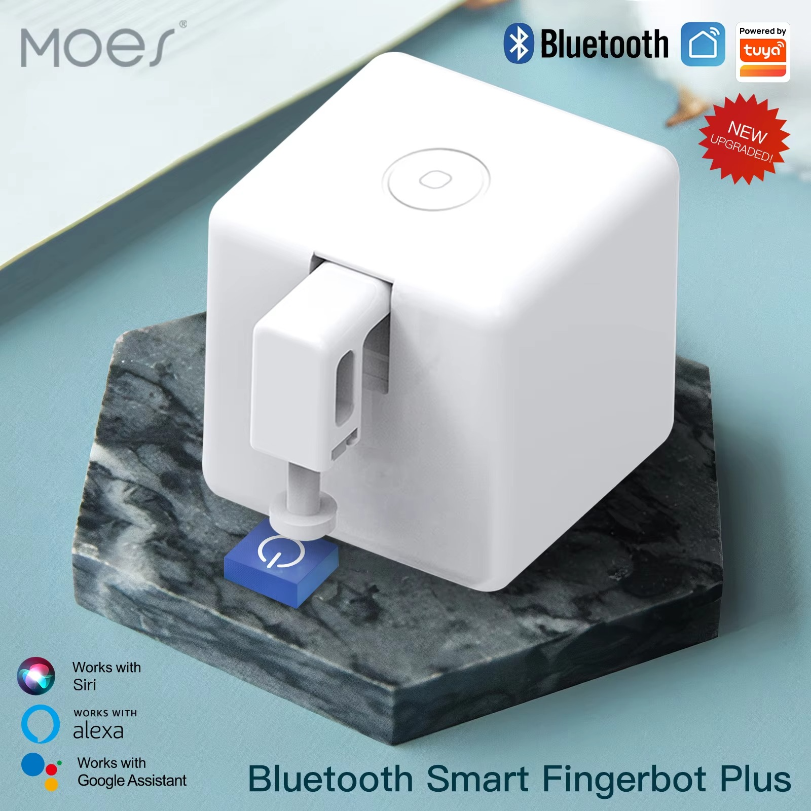 Smart Fingerbot,Smart Wireless Fingerbot | Smart Wireless Fingerbot, Wireless App & Timer Control, No Wiring for Garage Doors Button Pusher