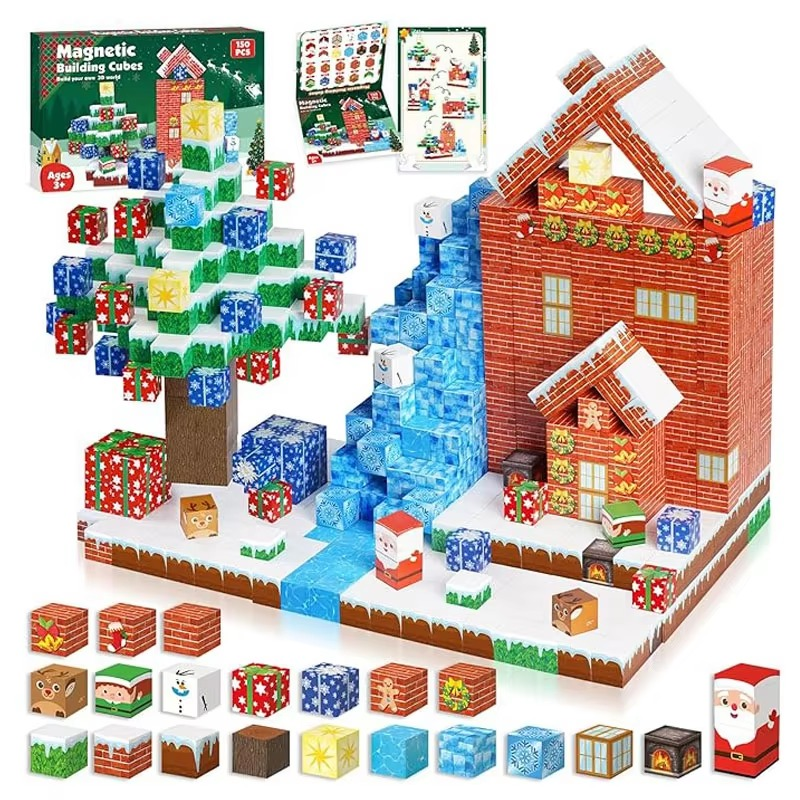 Creative Magnetic Minecraft Style Building Block random 150 PCS – TEQ ...