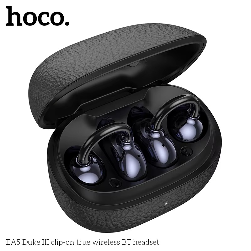 hoco EA5 Clip-on True Wireless Bluetooth Earphone (Black)