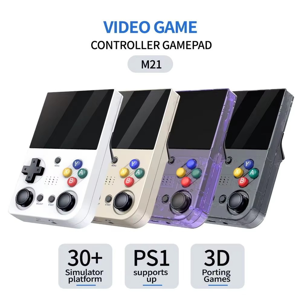 M21 retro handheld game console high-definition 3.5-inch IPS screen with built-in 20000 games