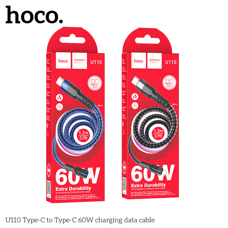 HD_SYNC:U110 Type-C to Type-C 60W charging data cable