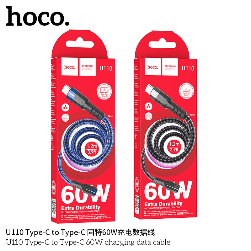 HD_SYNC:U110 Type-C to Type-C 60W charging data cable