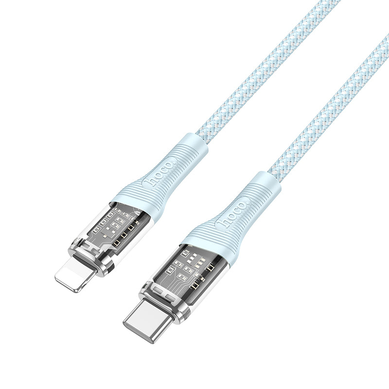 HD_SYNC:U111 Type-C to Type-C Transparent Discovery Edition 60W charging data cable