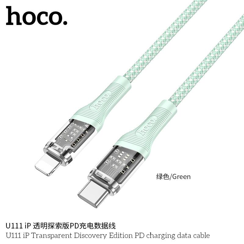 HD_SYNC:U111 iP Transparent Discovery Edition PD charging data cable