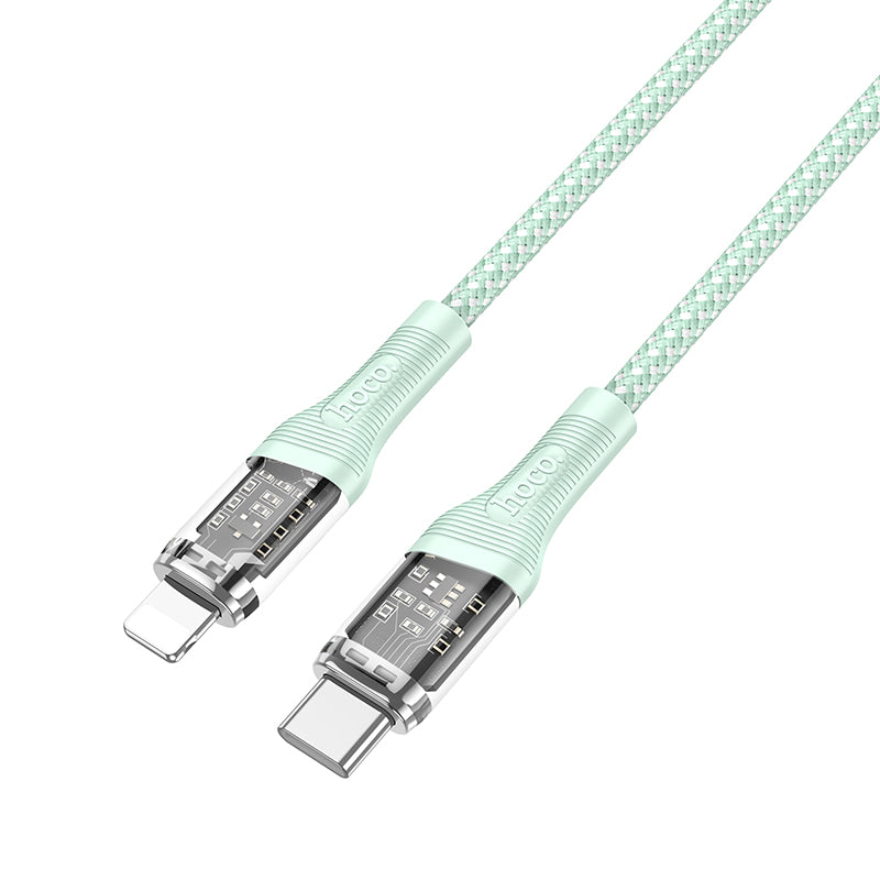 HD_SYNC:U111 Type-C to Type-C Transparent Discovery Edition 60W charging data cable
