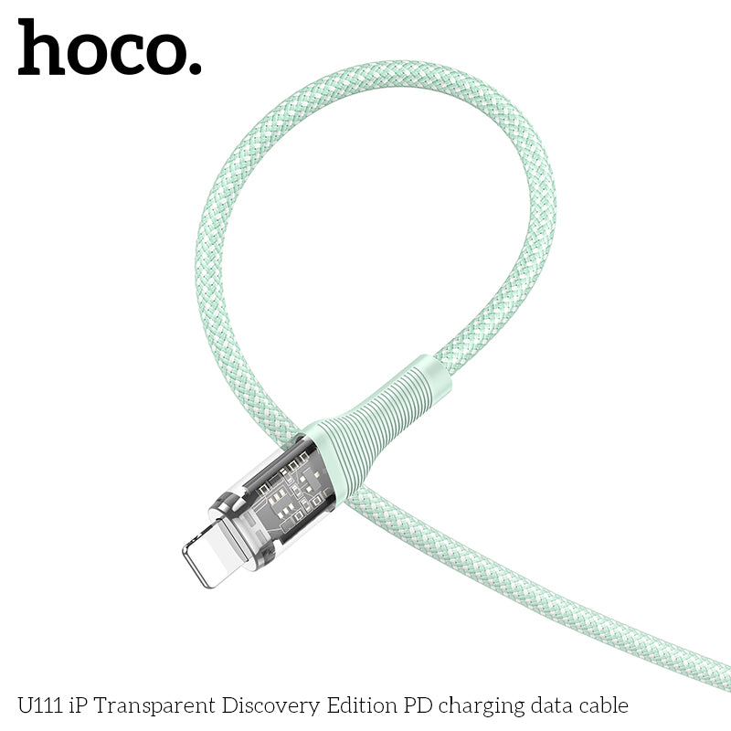 HD_SYNC:U111 Type-C to Type-C Transparent Discovery Edition 60W charging data cable