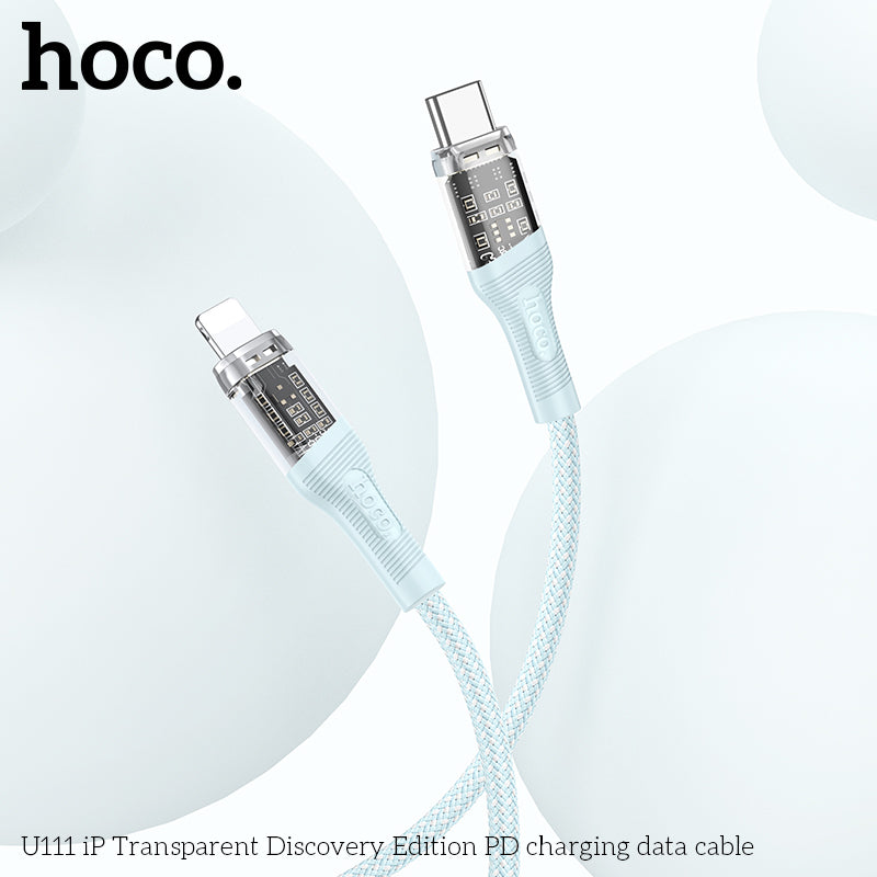 HD_SYNC:U111 Type-C to Type-C Transparent Discovery Edition 60W charging data cable