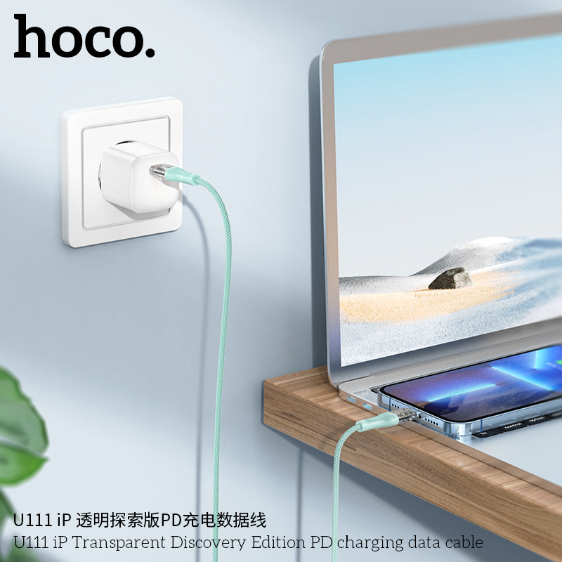 HD_SYNC:U111 Type-C to Type-C Transparent Discovery Edition 60W charging data cable