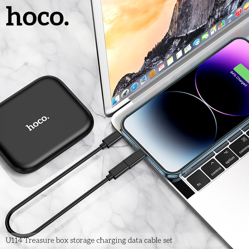 HD_SYNC:U114 Treasure box storage charging data cable set