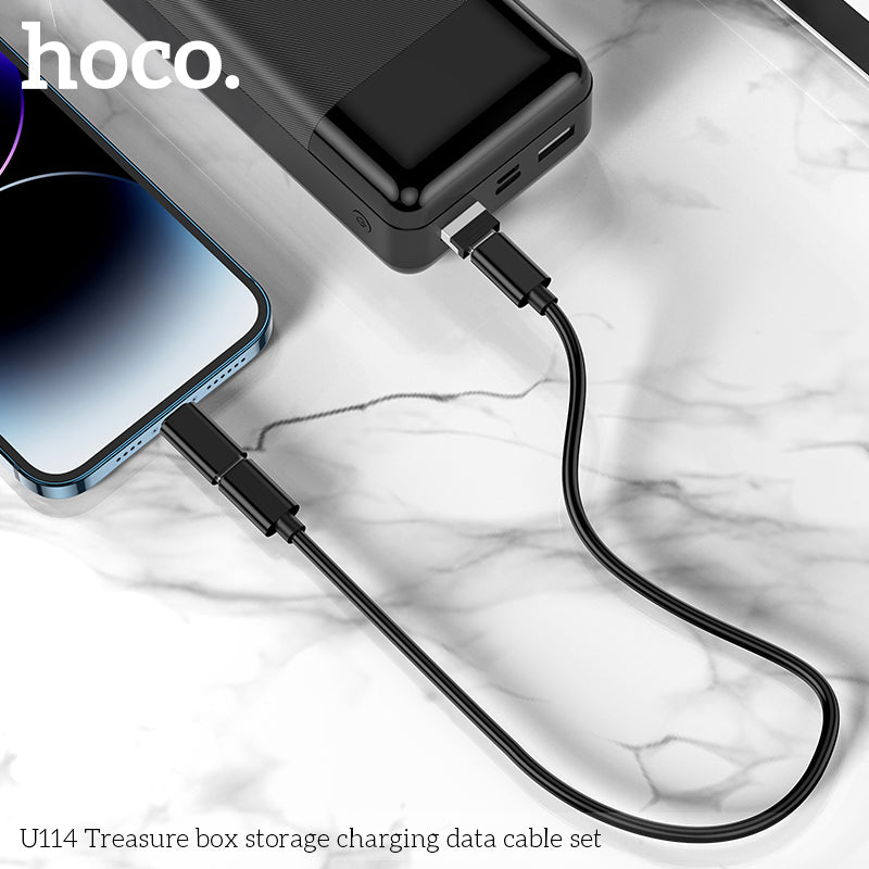 HD_SYNC:U114 Treasure box storage charging data cable set