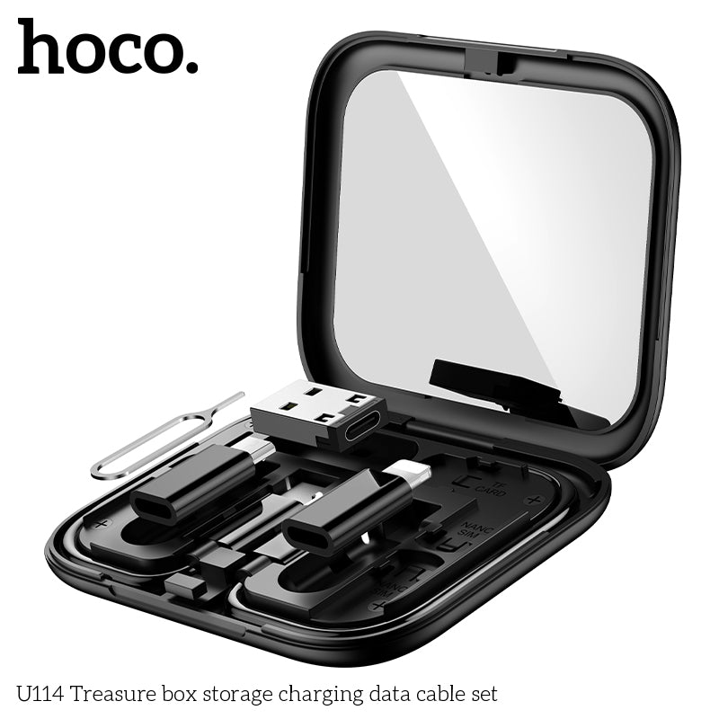 HD_SYNC:U114 Treasure box storage charging data cable set