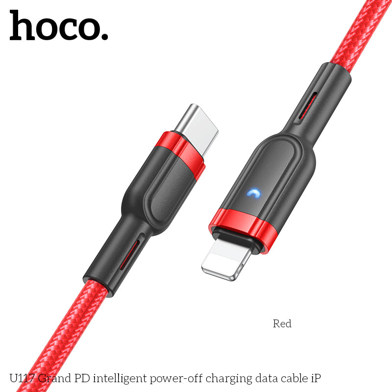 HD_SYNC:U117 Grand intelligent power-off charging data cable Type-C