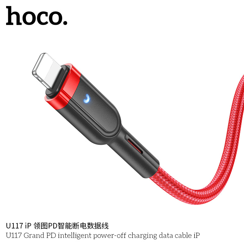 HD_SYNC:U117 Grand intelligent power-off charging data cable Type-C