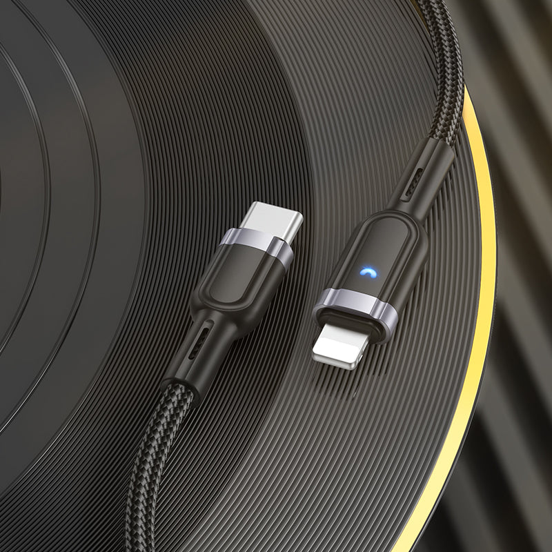 HD_SYNC:U117 Grand PD intelligent power-off charging data cable iP