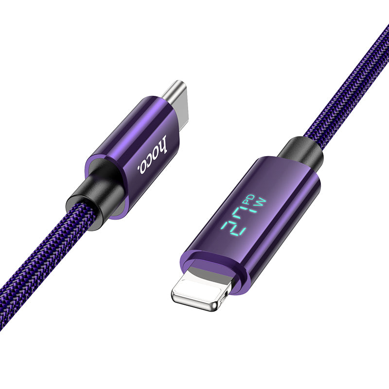 HD_SYNC:U125 Benefit PD charging data cable with display iP