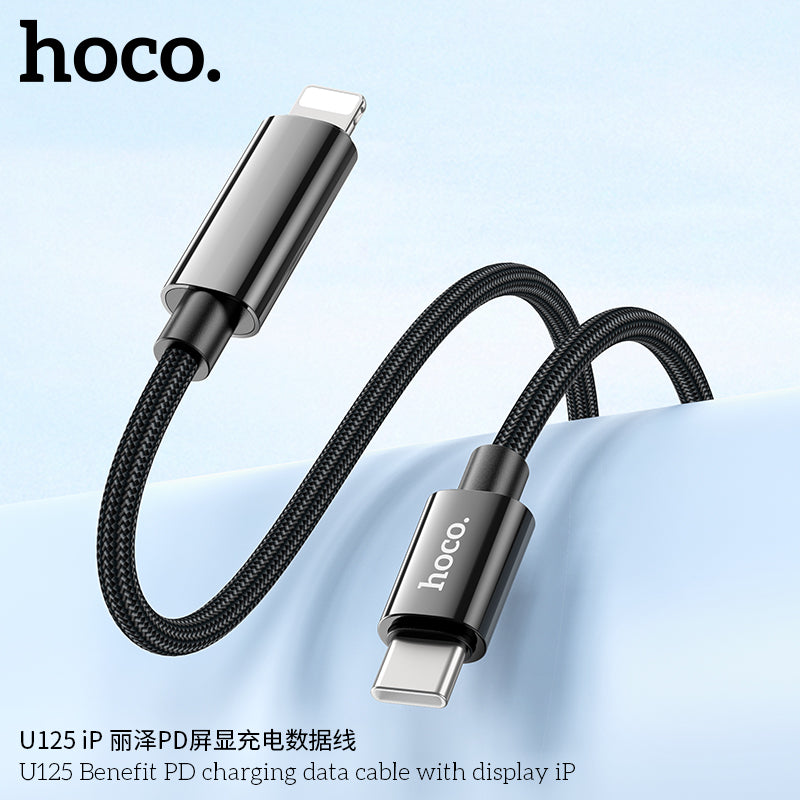 HD_SYNC:U125 Benefit 5A charging data cable with display Type-C