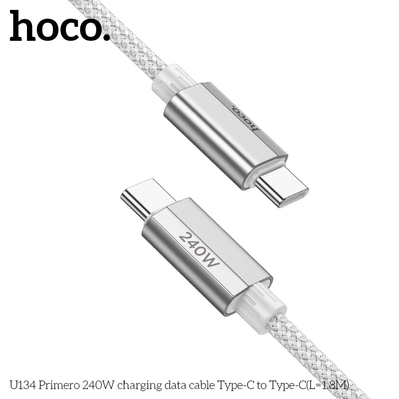 HD_SYNC:U134 Primero 240W charging data cable Type-C to Type-C(L=1.8M)