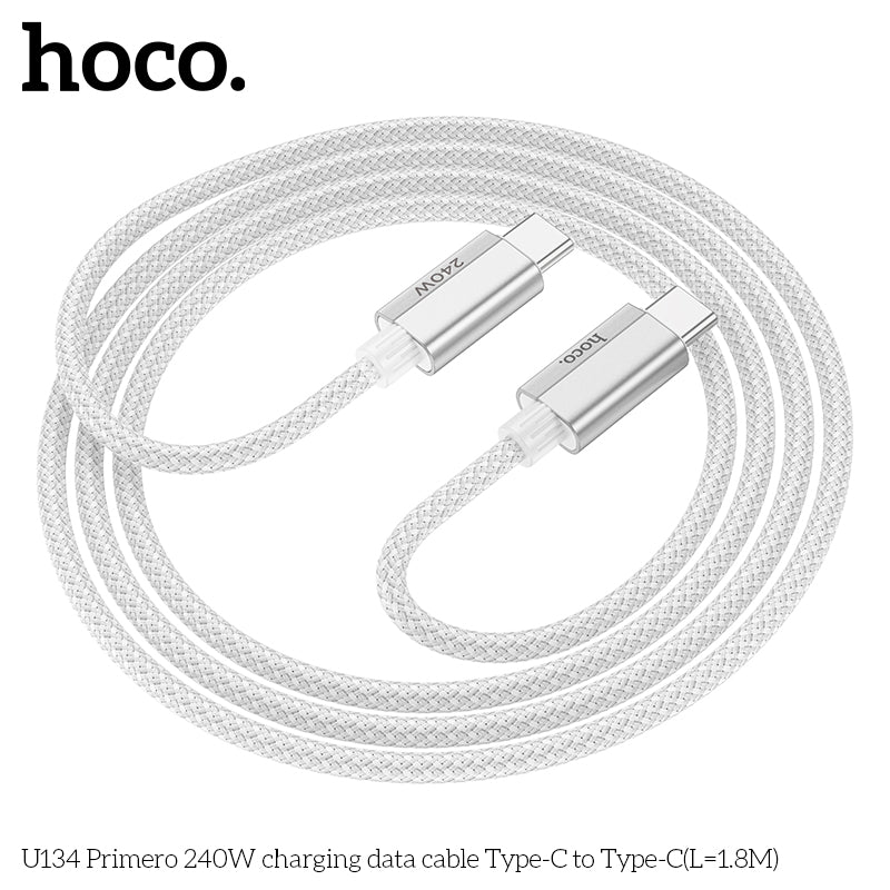 HD_SYNC:U134 Primero 240W charging data cable Type-C to Type-C(L=1.8M)