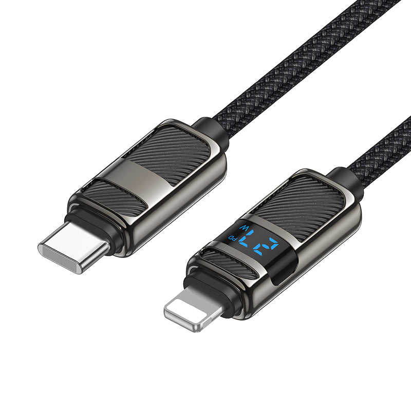 HD_SYNC:U137 5A Line charging data cable with display Type-C