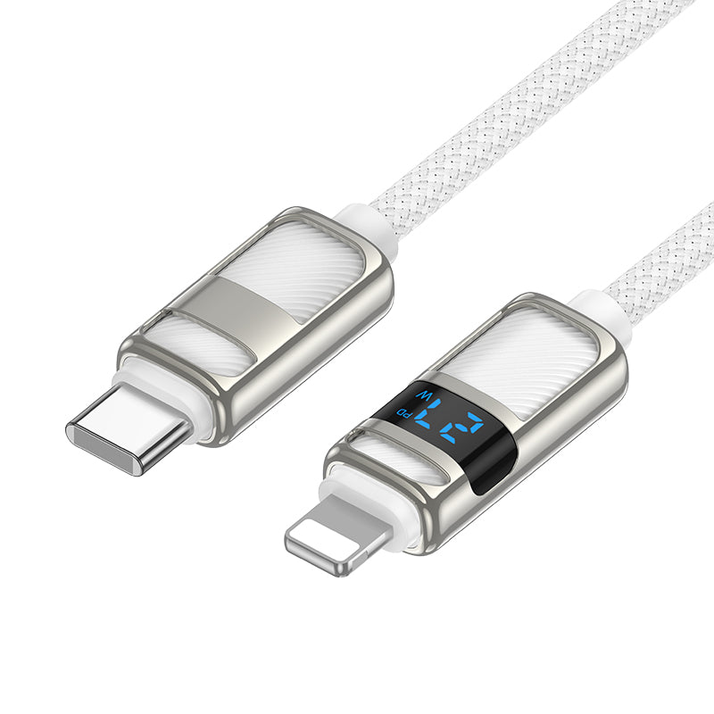 HD_SYNC:U137 5A Line charging data cable with display Type-C