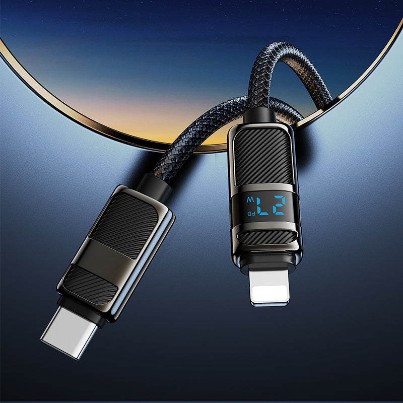 HD_SYNC:U137 Line PD charging data cable with display iP