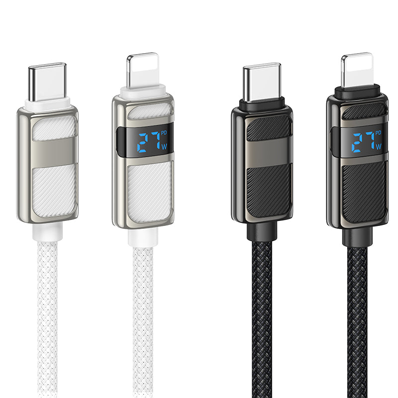 HD_SYNC:U137 5A Line charging data cable with display Type-C